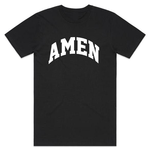 AMEN TEE - BLACK