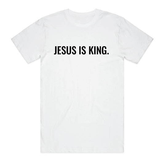 JESUS IS KING - WHITE